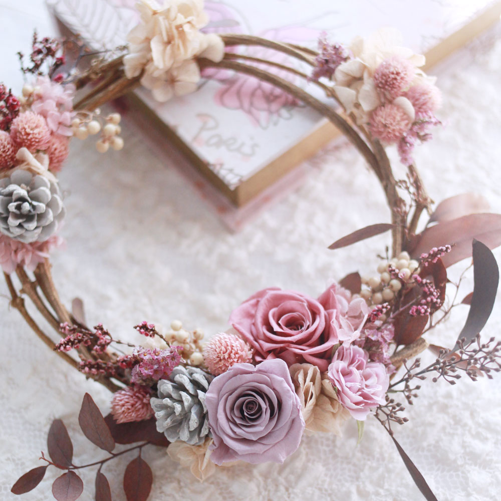 Flowerリース♡No.001 （リース展2017）